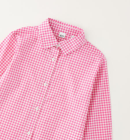 Camicia a quadri bambina ROSA-2417
