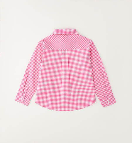 Camicia a quadri bambina ROSA-2417