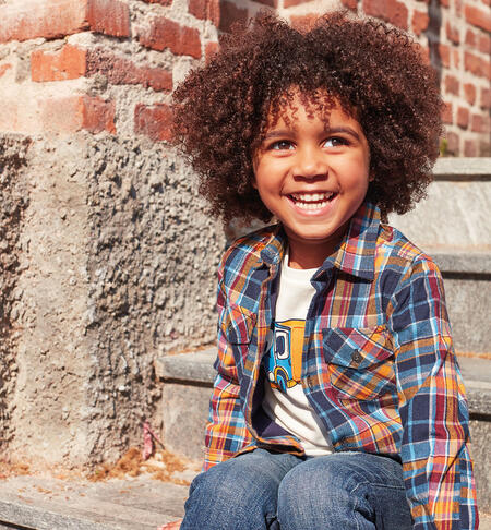 Camicia a quadri bambino