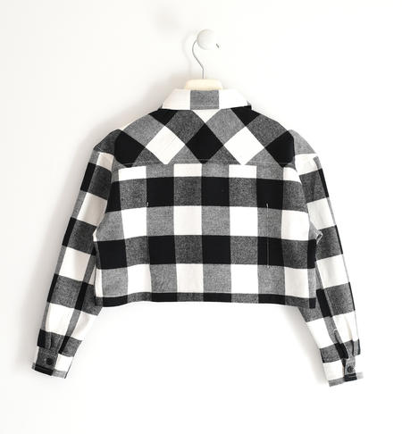 Girl¿s checked shirt from 8 to 16 years old iDO NERO-0658