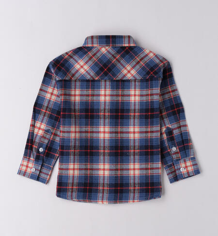 Camicia a righe bambino ROSSO-2236