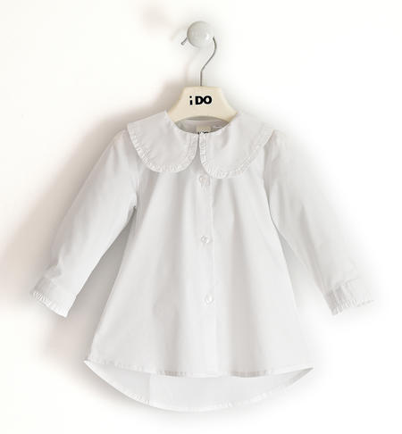 Elegant girls shirt from 9 months to 8 years iDO BIANCO-0113