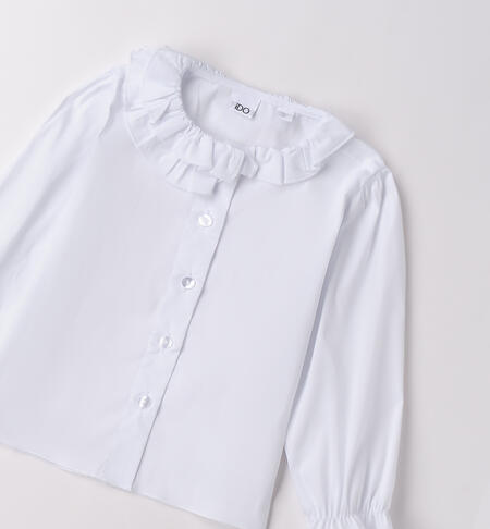Camicia bambina elegante BIANCO-0113