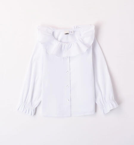 Girls' elegant shirt WHITE