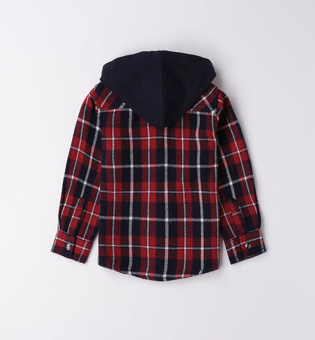 Camicia bambino con cappuccio NAVY-3885