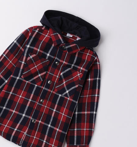 Camicia bambino con cappuccio NAVY-3885