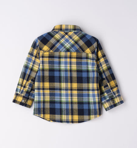 Twill shirt for boys from 9 months to 8 years iDO GIALLO-1614