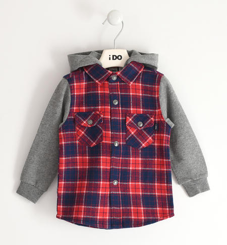 Twill boy¿s shirt from 9 months to 8 years iDO ROSSO-2253