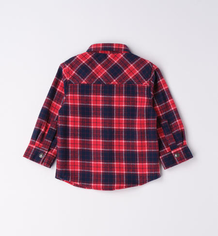 Twill shirt for boys from 9 months to 8 years iDO ROSSO-2253