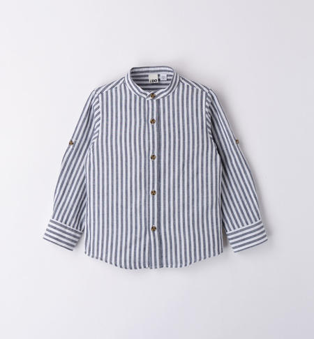 iDO striped shirt for boys from 9 months to 8 years NAVY-3854