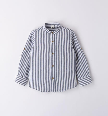 Camicia bambino rigata da 9 mesi a 8 anni iDO NAVY-3854