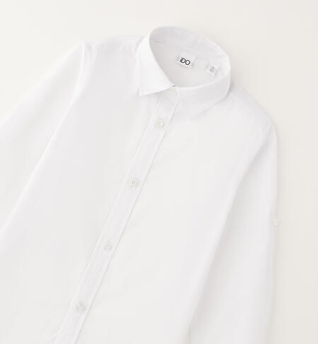 Camicia bianca bambino BIANCO-0113