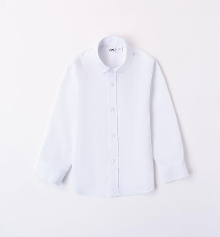 iDO white shirt for boys aged 9 months to 8 years BIANCO-0113