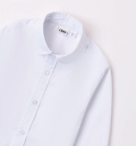 iDO white shirt for boys aged 9 months to 8 years BIANCO-0113