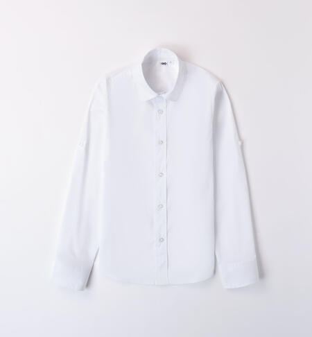 Boys' white shirt WHITE