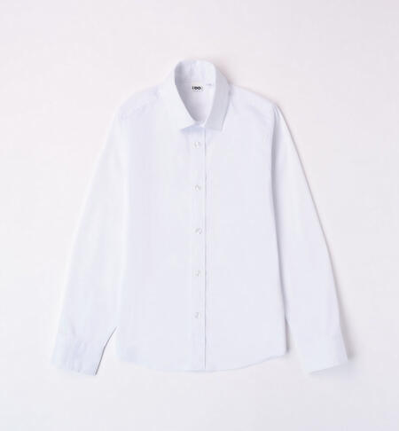 Boys' white shirt WHITE