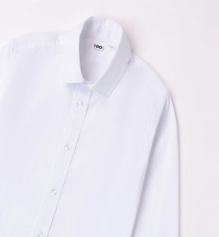 iDO white shirt for boys from 8 to 16 years BIANCO-0113