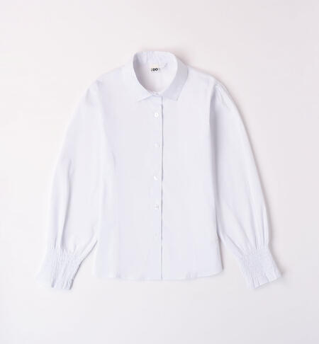 iDO white shirt for girls from 8 to 16 years BIANCO-0113