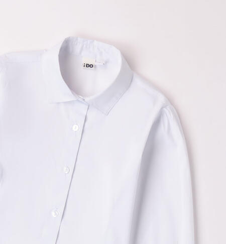 iDO white shirt for girls from 8 to 16 years BIANCO-0113