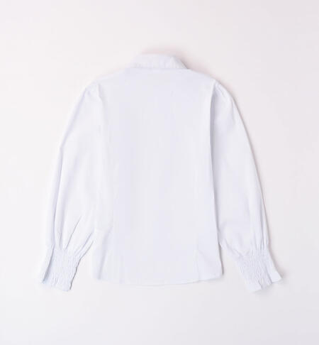 iDO white shirt for girls from 8 to 16 years BIANCO-0113