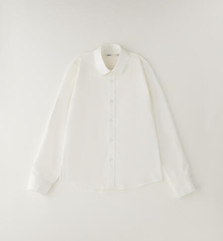 Camicia bianca ragazzo BIANCO