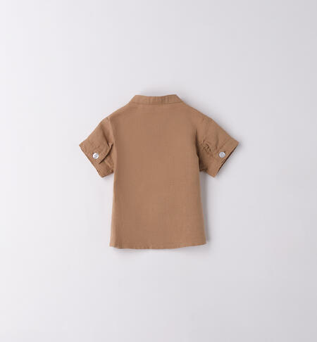 Camicia coreana bimbo NOCCIOLA-0937