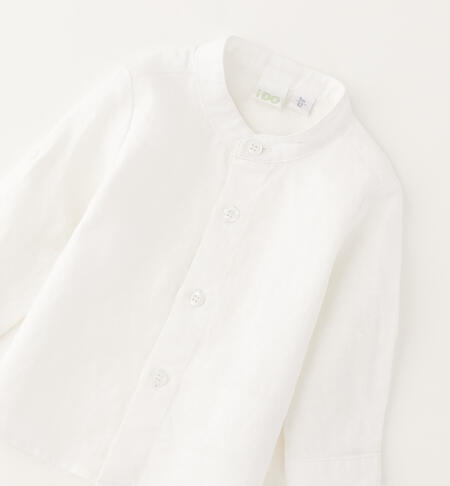 Camicia coreana neonato BIANCO-0113