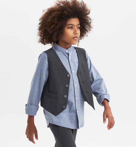 Camicia coreana ragazzo BLU