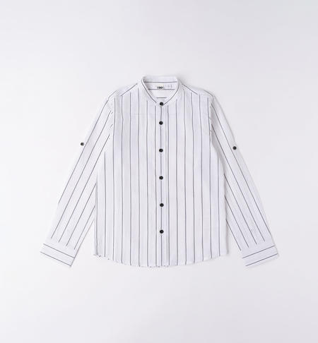 Camicia coreana ragazzo NERO