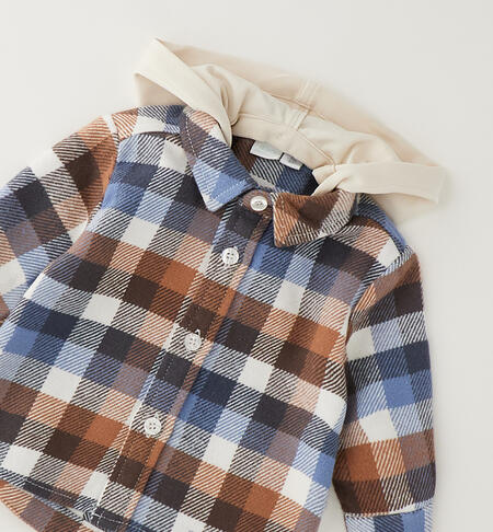 Camicia da neonato iDOMini MOCHA MOUSSE-1121