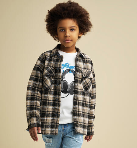 Camicia da ragazzo BEIGE