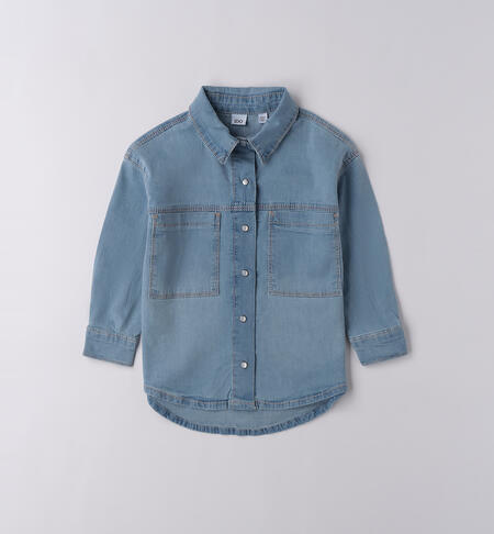 Camicia di jeans bambina BLU