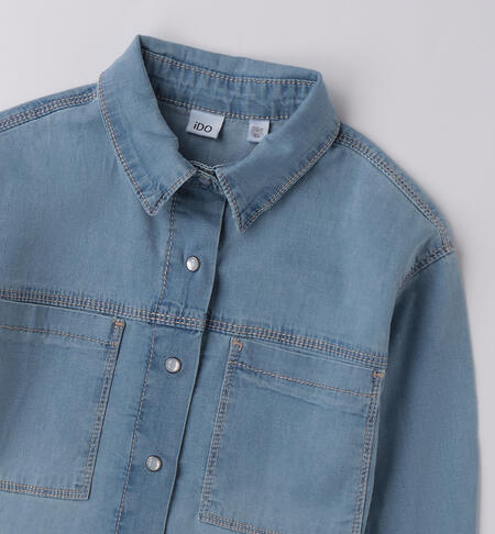 Camicia di jeans bambina LAVATO CHIARISSIMO-7300