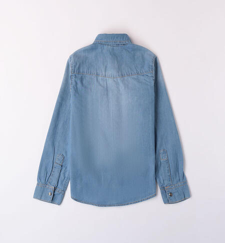 Camicia di jeans per ragazzo LAVATO CHIARISSIMO-7300