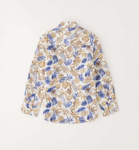 Camicia elegante bambino BIANCO-BEIGE-6BVA