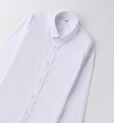 Camicia elegante ragazzo BIANCO-0113