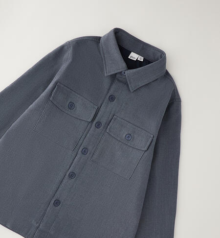 Camicia iDO per ragazzo GRIGIO SCURO-3846