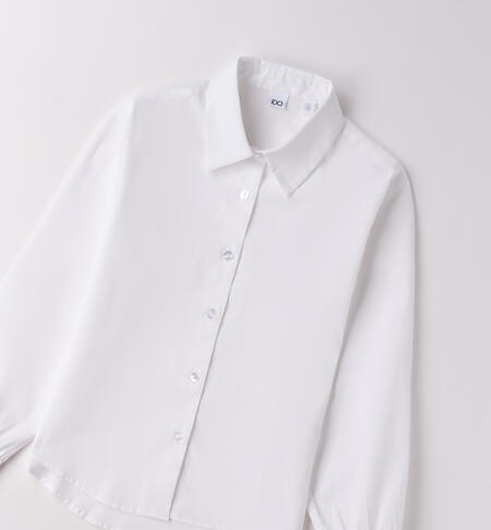 Camicia iDO ragazza BIANCO-0113