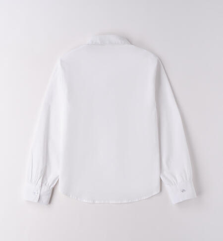 Camicia iDO ragazza BIANCO-0113