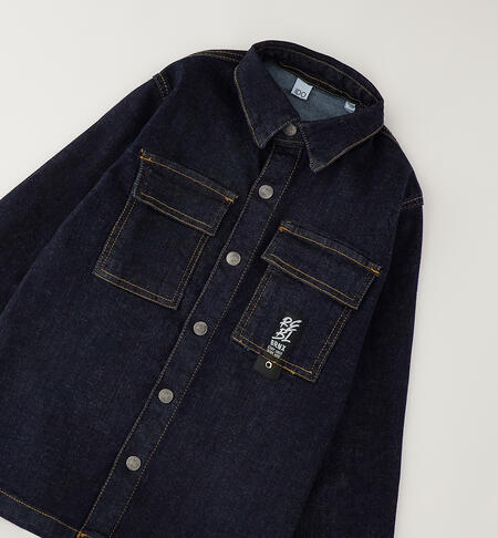 Camicia in denim ragazzo NAVY-7775