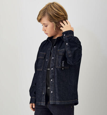 Camicia in denim ragazzo BLU