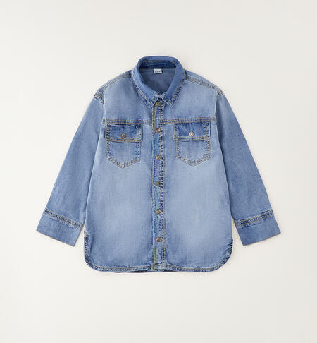 Children's denim shirt BLUE