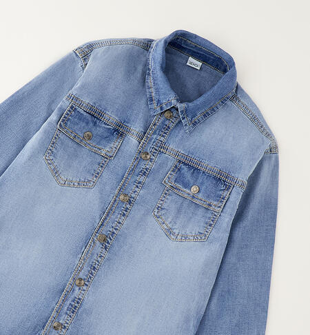 Children's denim shirt LAVATO CHIARISSIMO-7300