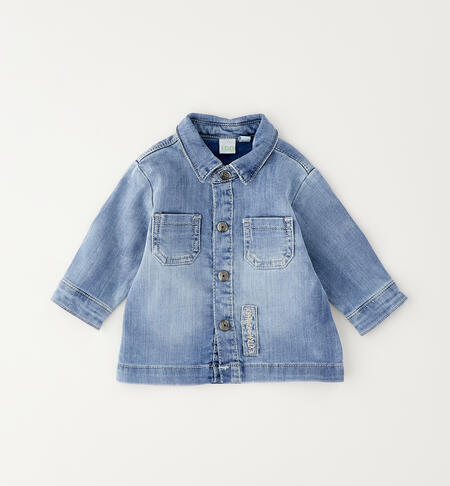 Baby denim shirt BLUE