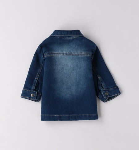 Newborn boy jeans shirt STONE WASHED CHIARO-7400