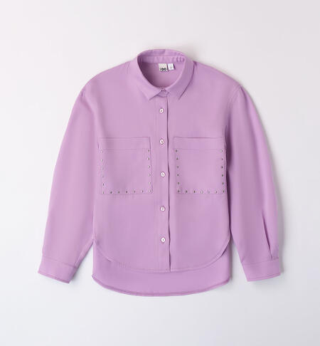 Lilac shirt for girls VIOLET