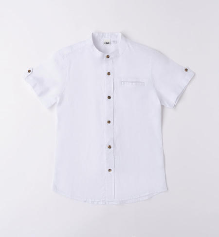 Camicia manica corta ragazzo BIANCO
