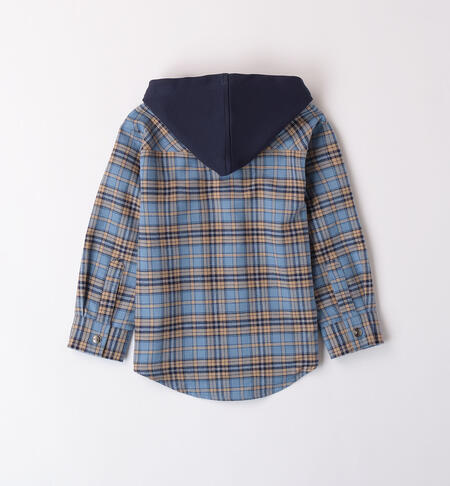 Girls' long-sleeved shirt with hood AVION-3724