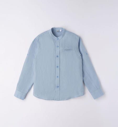 iDO long-sleeved shirt for boys from 8 to 16 years AZZURRO-3633