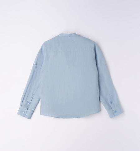 iDO long-sleeved shirt for boys from 8 to 16 years AZZURRO-3633